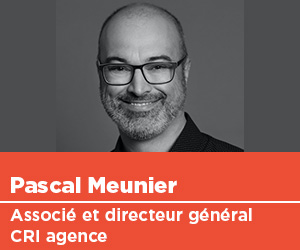 Pascal Meunier, associé et directeur général, CRI agence