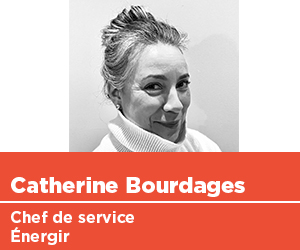 Catherine Bourdages, chef de servie, Énergir