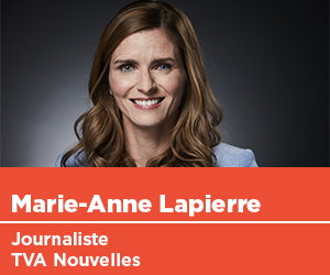 Marie-Anne Lapierre, journaliste, TVA Nouvelles